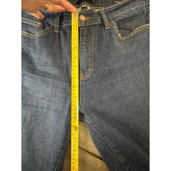 Judy Blue Long Tall Hi Rise Slim Bootcut Jeans Dark Wash Denim Size 29 x 31 - Picture 7 of 10